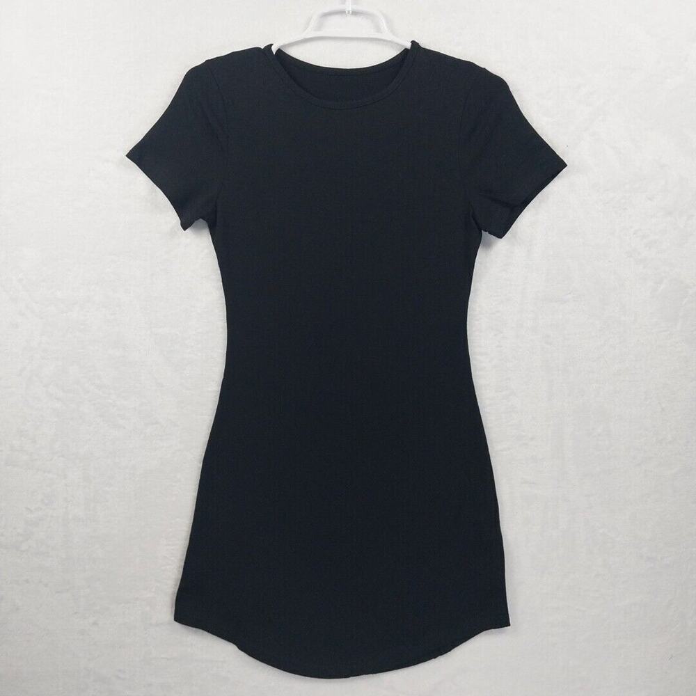 Women's Round Neck Short Sleeve T Shirt Dress Irregular Hem Haola NEW